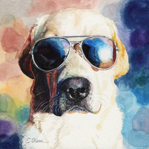 Kids Art Girls: Bad Cop by Watercolor Luv