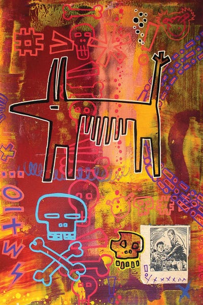 Neo-expressionism: Man's Best Friend by Well Well