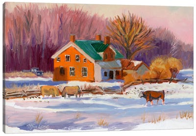 Gorsline Homestead Canvas Art Print - Mia Lane