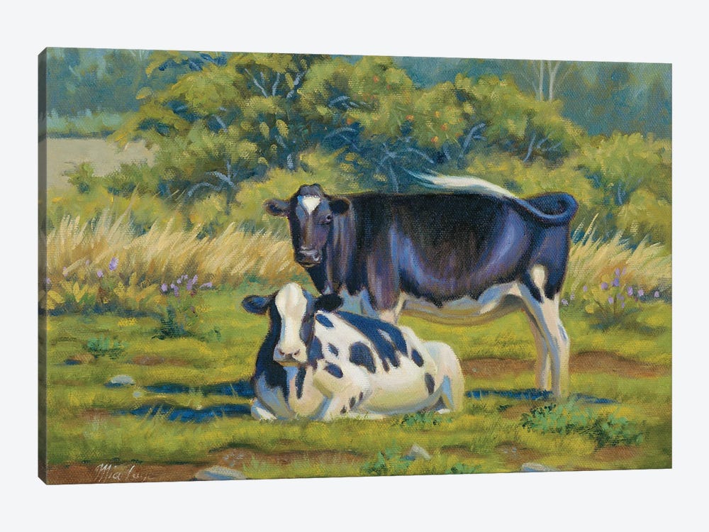 The Easy Life-Holsteins by Mia Lane 1-piece Canvas Wall Art