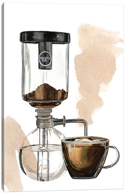 Morning Coffee II Canvas Art Print - Coffee Art