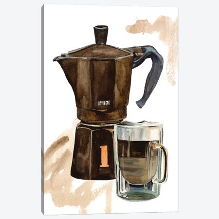 Morning Coffee III Canvas Print #WNG1025} by Melissa Wang Art Print