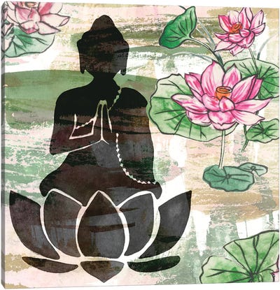 Path to Enlightenment I Canvas Art Print - Buddha