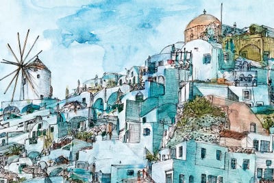 Secret Greece II by Melissa Wang art print