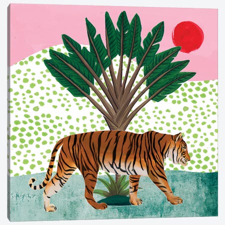 Tiger at Sunrise I Canvas Print #WNG1055} by Melissa Wang Canvas Art