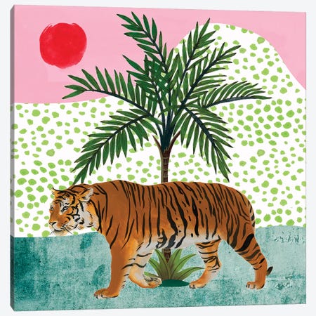 Tiger at Sunrise II Canvas Print #WNG1056} by Melissa Wang Canvas Wall Art