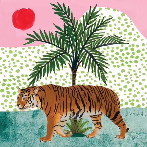 Tigers: Tiger at Sunrise II by Melissa Wang