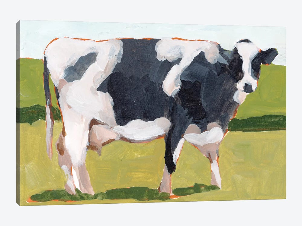 Cow Portrait I by Melissa Wang 1-piece Canvas Art Print