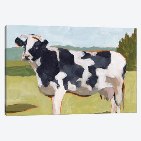 Cow Portrait II Canvas Print #WNG1094} by Melissa Wang Canvas Artwork