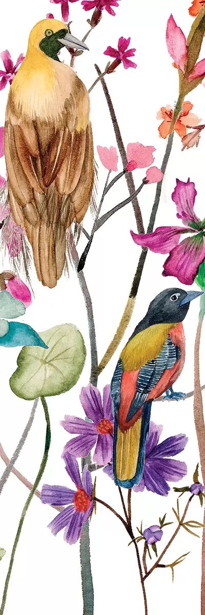 Tangled Garden II by Melissa Wang multi panel art