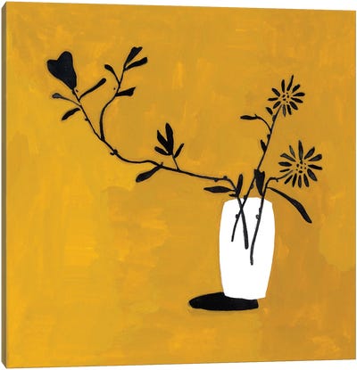 Like Flowers II Canvas Art Print - Mellow Yellow