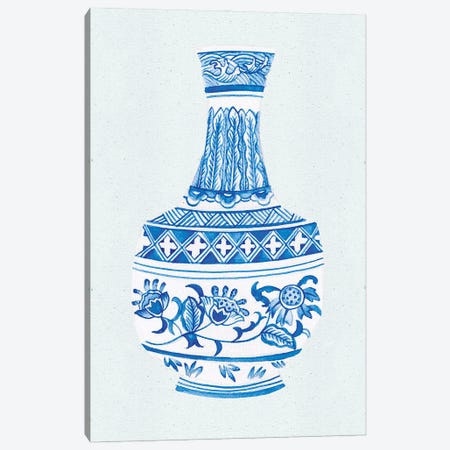 Qing Vase I Canvas Print #WNG1213} by Melissa Wang Art Print