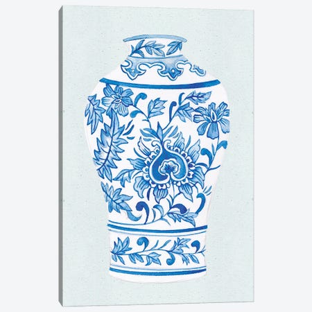 Qing Vase II Canvas Print #WNG1214} by Melissa Wang Canvas Artwork
