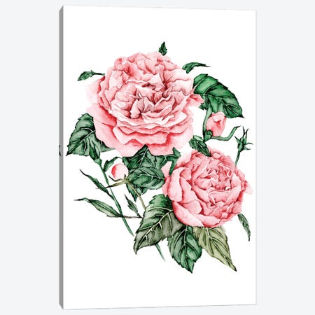 Roses are Red I Canvas Print #WNG1215} by Melissa Wang Canvas Art