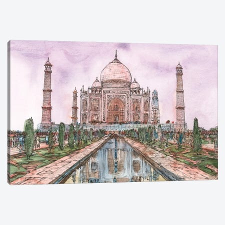Dreaming of India II Canvas Print #WNG1228} by Melissa Wang Canvas Wall Art