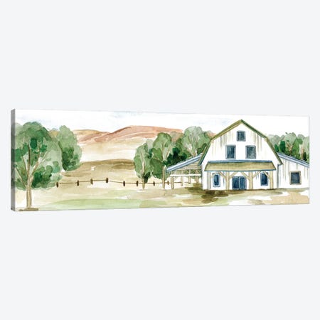 Farmhouse Landscape II Canvas Print #WNG1230} by Melissa Wang Canvas Art Print