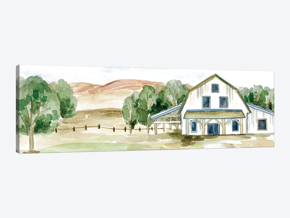 Farmhouse Landscape II 1-piece Canvas Print