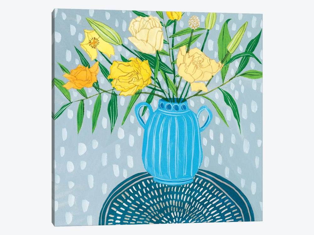 Flowers in Vase I by Melissa Wang 1-piece Canvas Art