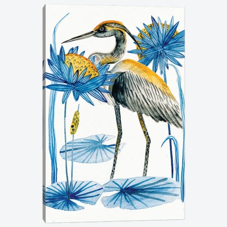 Heron Pond I Canvas Print #WNG1237} by Melissa Wang Canvas Artwork