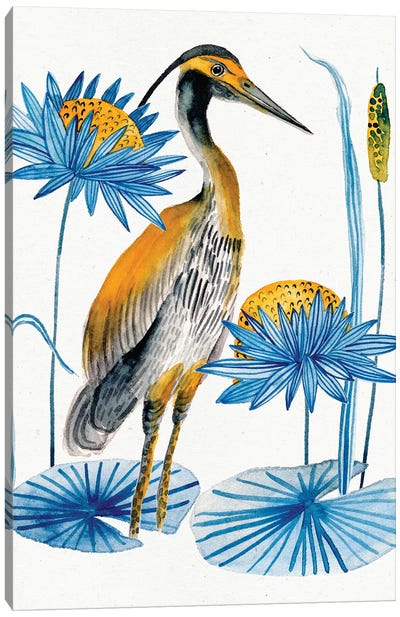 Heron Pond II Canvas Art Print - Melissa Wang