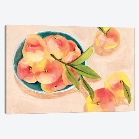 Saturn Peaches I Canvas Print #WNG1245} by Melissa Wang Art Print