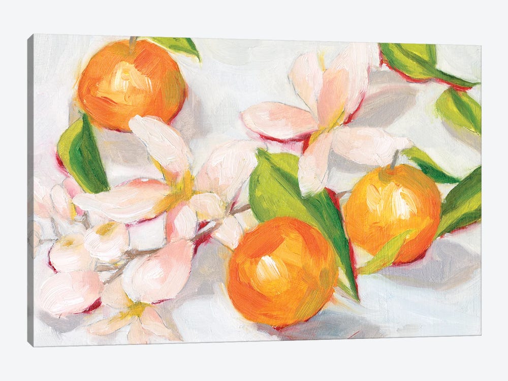 Tangerine Blossoms II by Melissa Wang 1-piece Art Print