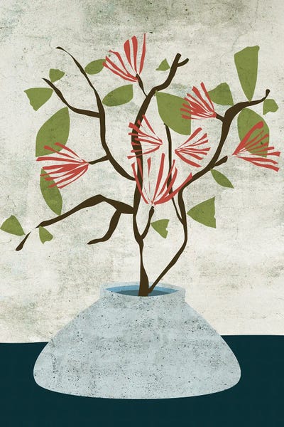 Zen Bedroom: Zen Branch I by Melissa Wang