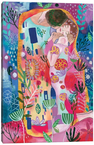 In Dreams II Canvas Art Print - All Things Klimt