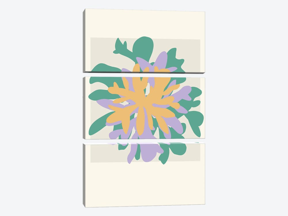 Coral Bloom II by Melissa Wang 3-piece Art Print
