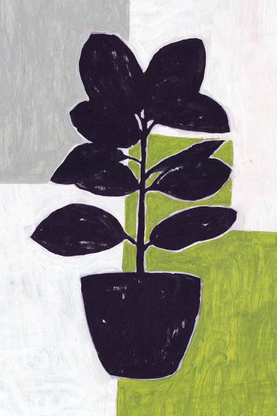 Green Plantling IV by Melissa Wang framed wall art