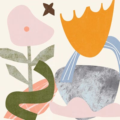 Lunar Flower IV by Melissa Wang framed wall art