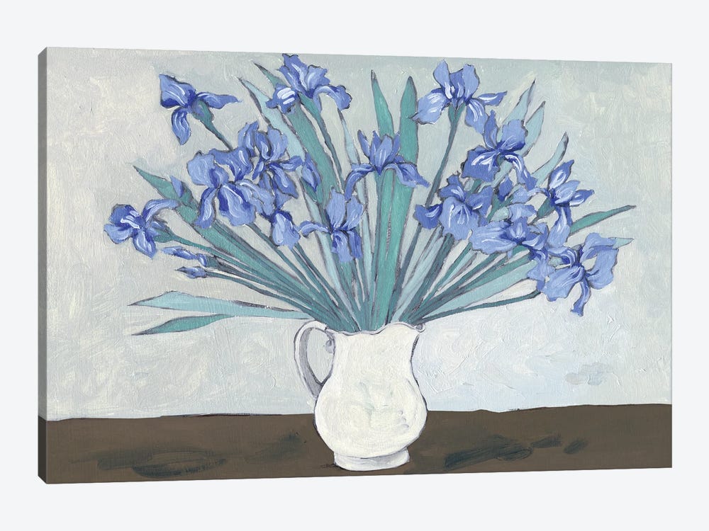 Van Gogh Irises II by Melissa Wang 1-piece Canvas Art Print