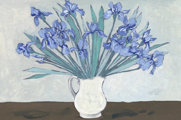 Irises: Van Gogh Irises II by Melissa Wang