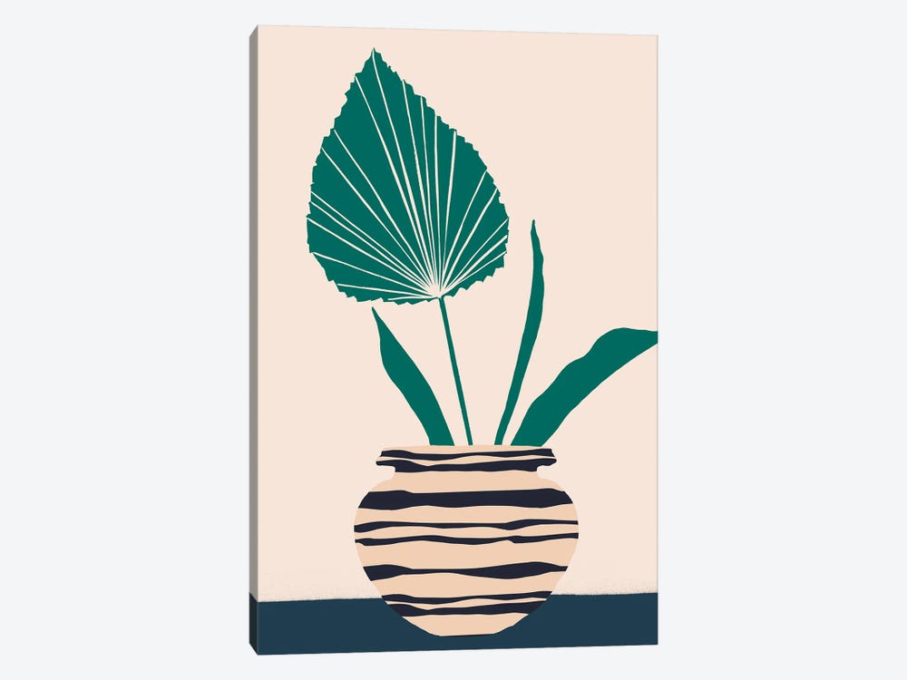 Dancing Vase With Palm I by Melissa Wang 1-piece Art Print