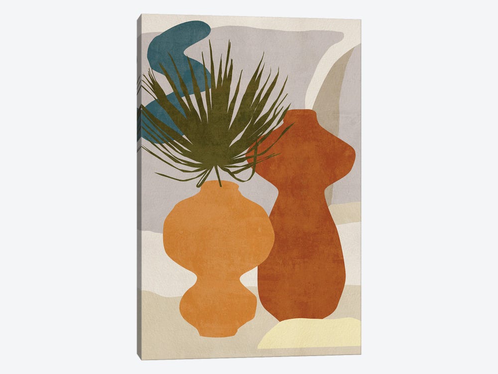 Decorated Vases I by Melissa Wang 1-piece Art Print