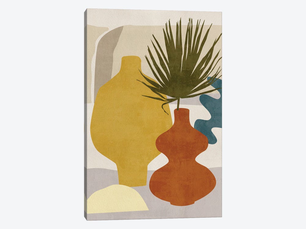 Decorated Vases II by Melissa Wang 1-piece Canvas Wall Art