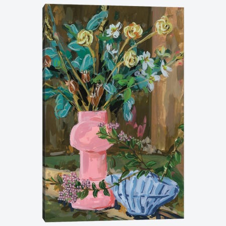 Still Life Bouquet I Canvas Print #WNG1515} by Melissa Wang Art Print