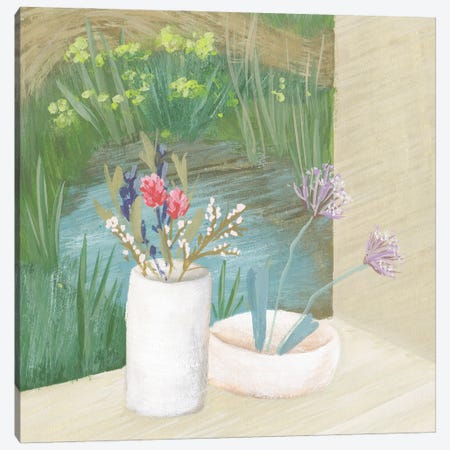 Window Plants III Canvas Print #WNG1541} by Melissa Wang Art Print