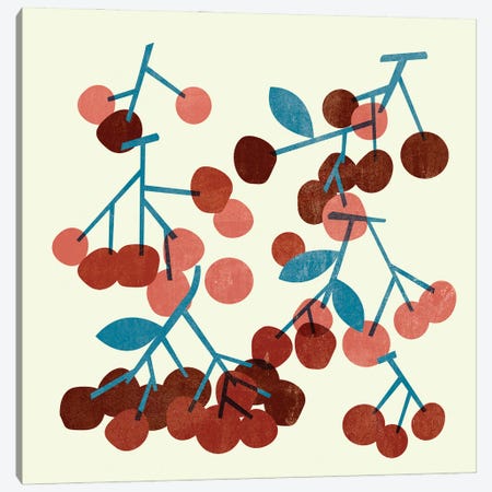 Sweet Cherries II Canvas Print #WNG1577} by Melissa Wang Art Print