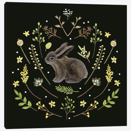 Bunny Field III Canvas Print #WNG1601} by Melissa Wang Canvas Wall Art