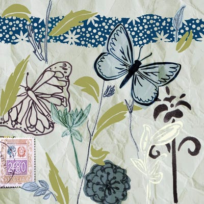 Fragile Wings VII by Melissa Wang framed wall art