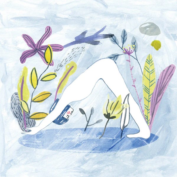 Zen Bedroom: Meditation Garden Yoga I by Melissa Wang