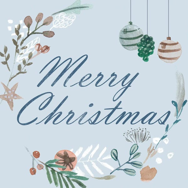 Coastal Christmas: Snowy Christmas I by Melissa Wang