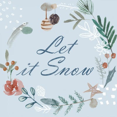 Snowy Christmas IV by Melissa Wang canvas print