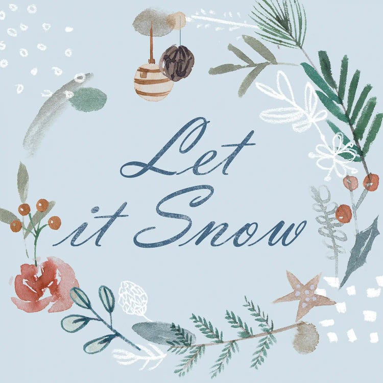 Snowy Christmas IV by Melissa Wang wall art