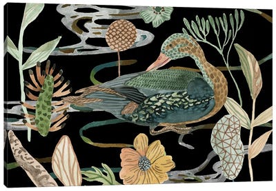 Duck In River I Canvas Art Print - Melissa Wang
