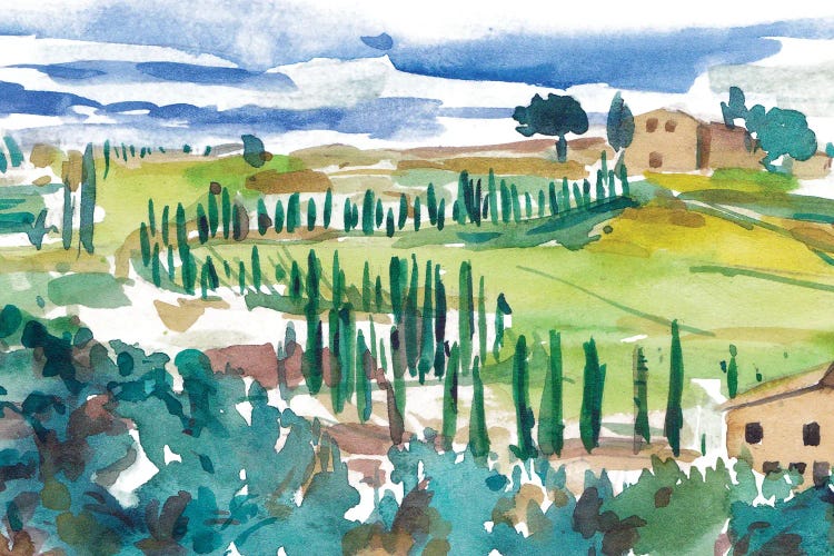 Vibrant Tuscan Landscape II