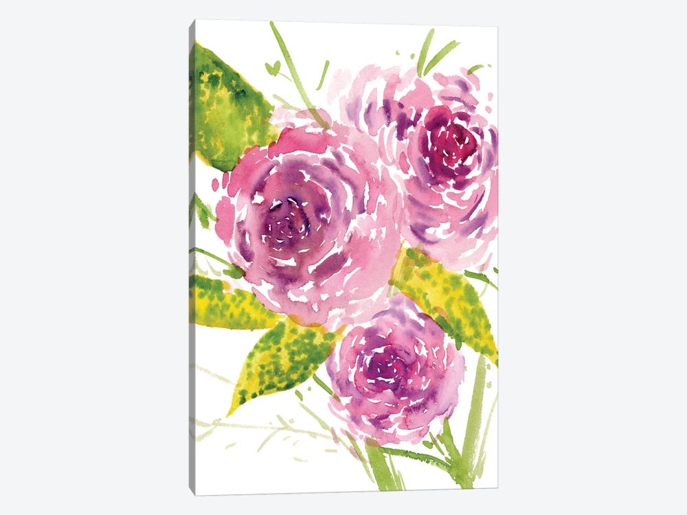 Bouquet Rose I by Melissa Wang 1-piece Canvas Print