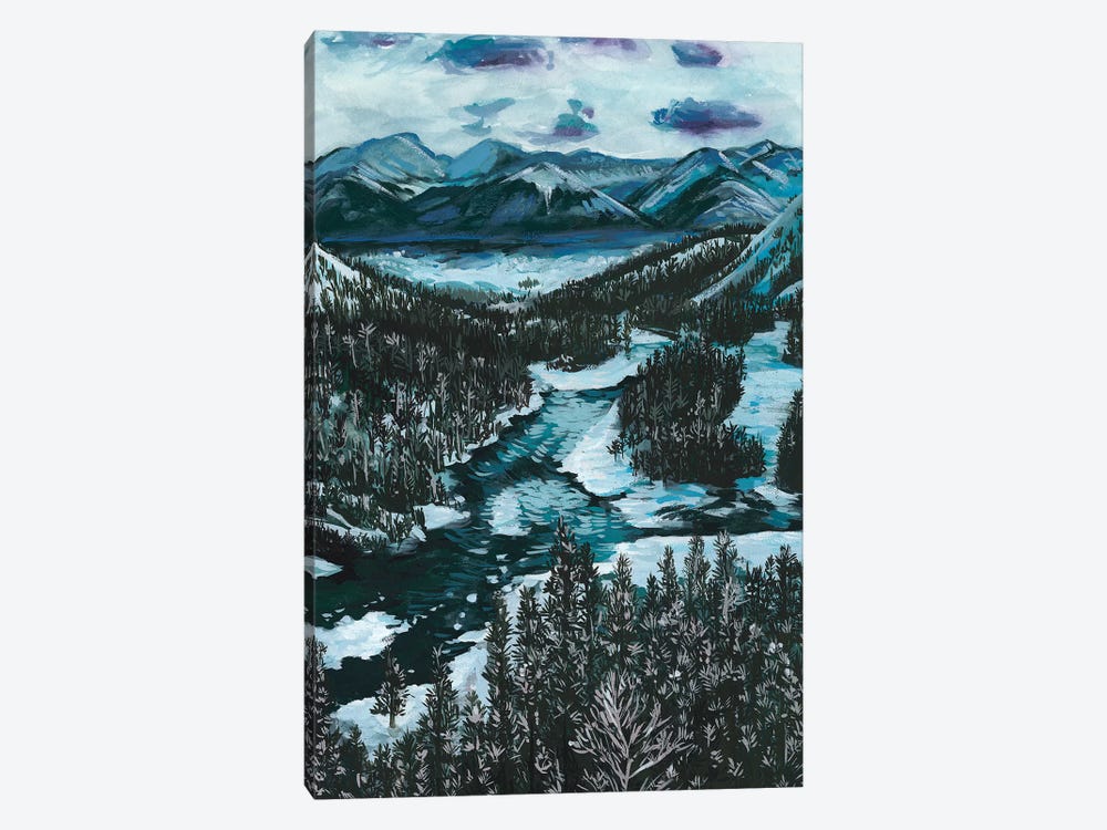 Mountainscape I by Melissa Wang 1-piece Canvas Art Print