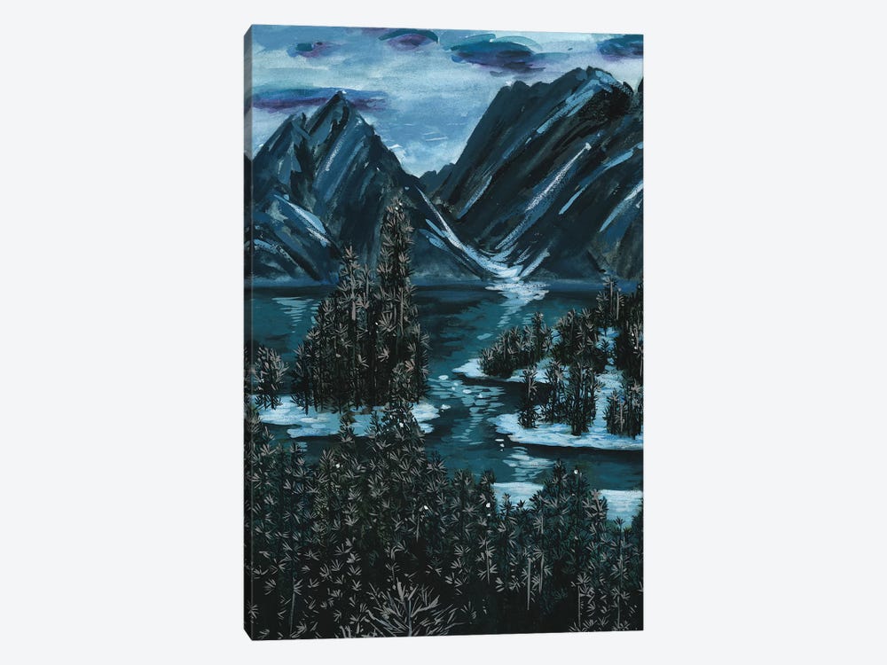 Mountainscape II by Melissa Wang 1-piece Canvas Art Print